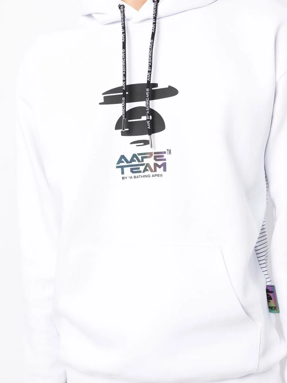 AAPE BY *A BATHING APE® graphic logo-print hoodie