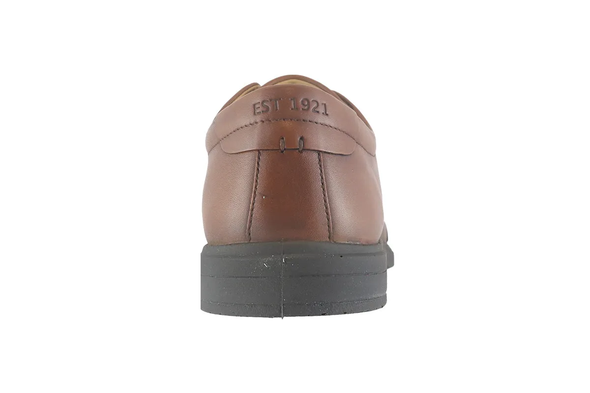 Accent Tan Brogue Derby Shoes