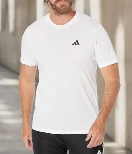 adidas Men's Essentials Feel Ready Training T-Shirt, White/Black