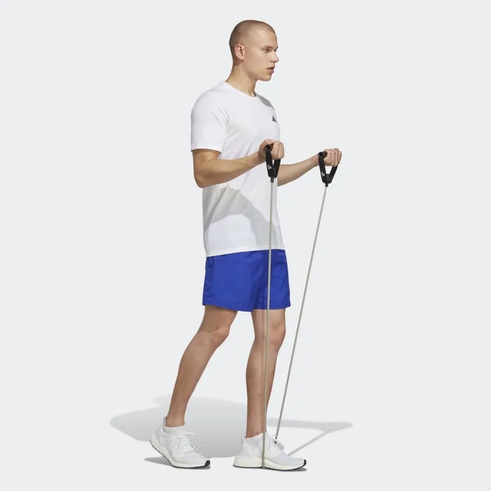 adidas Men's Essentials Feel Ready Training T-Shirt, White/Black