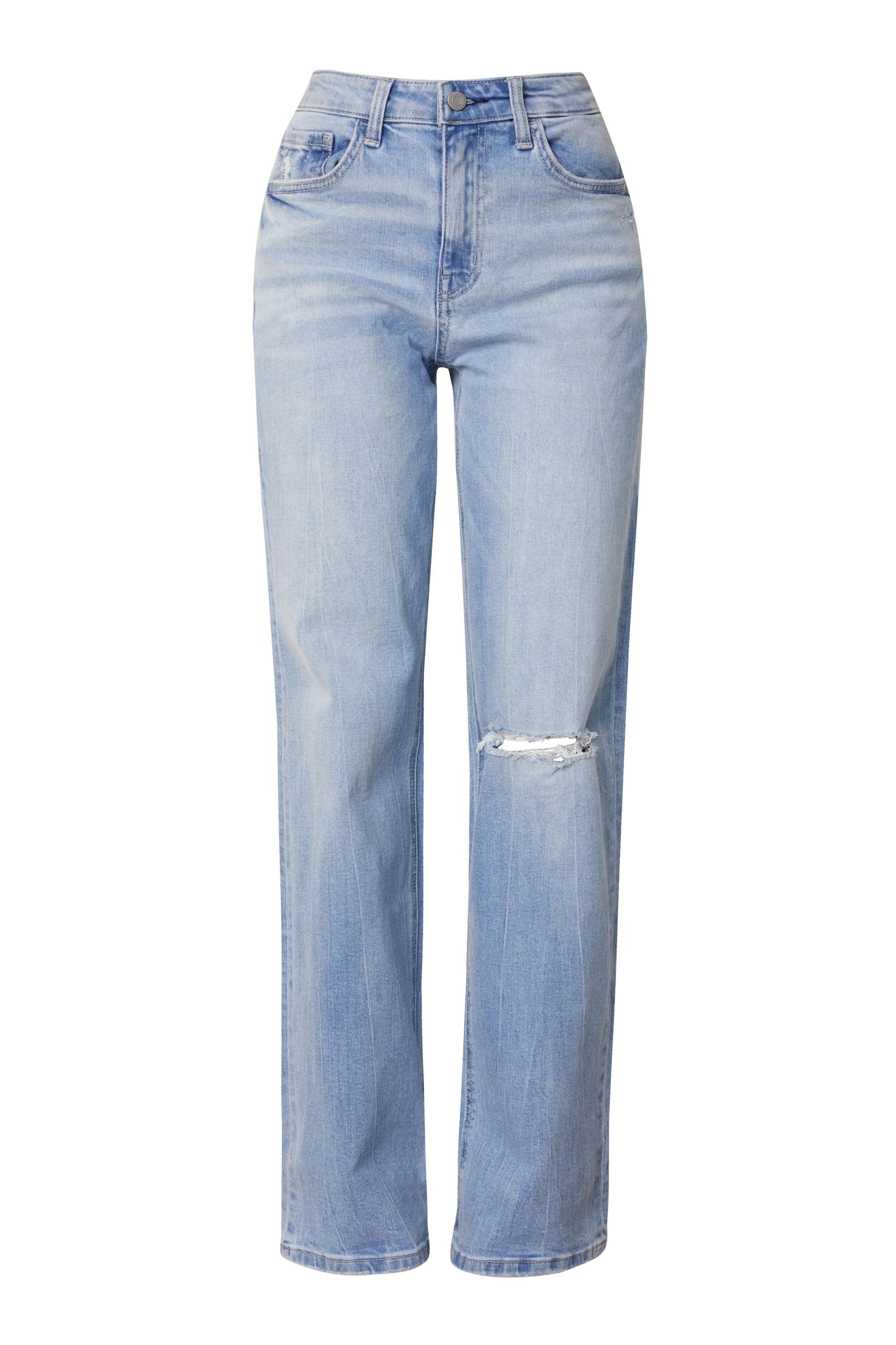 Adriana Light Wash Distressed Jeans