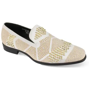 After Midnight Ozzy Velvet Stud Loafer