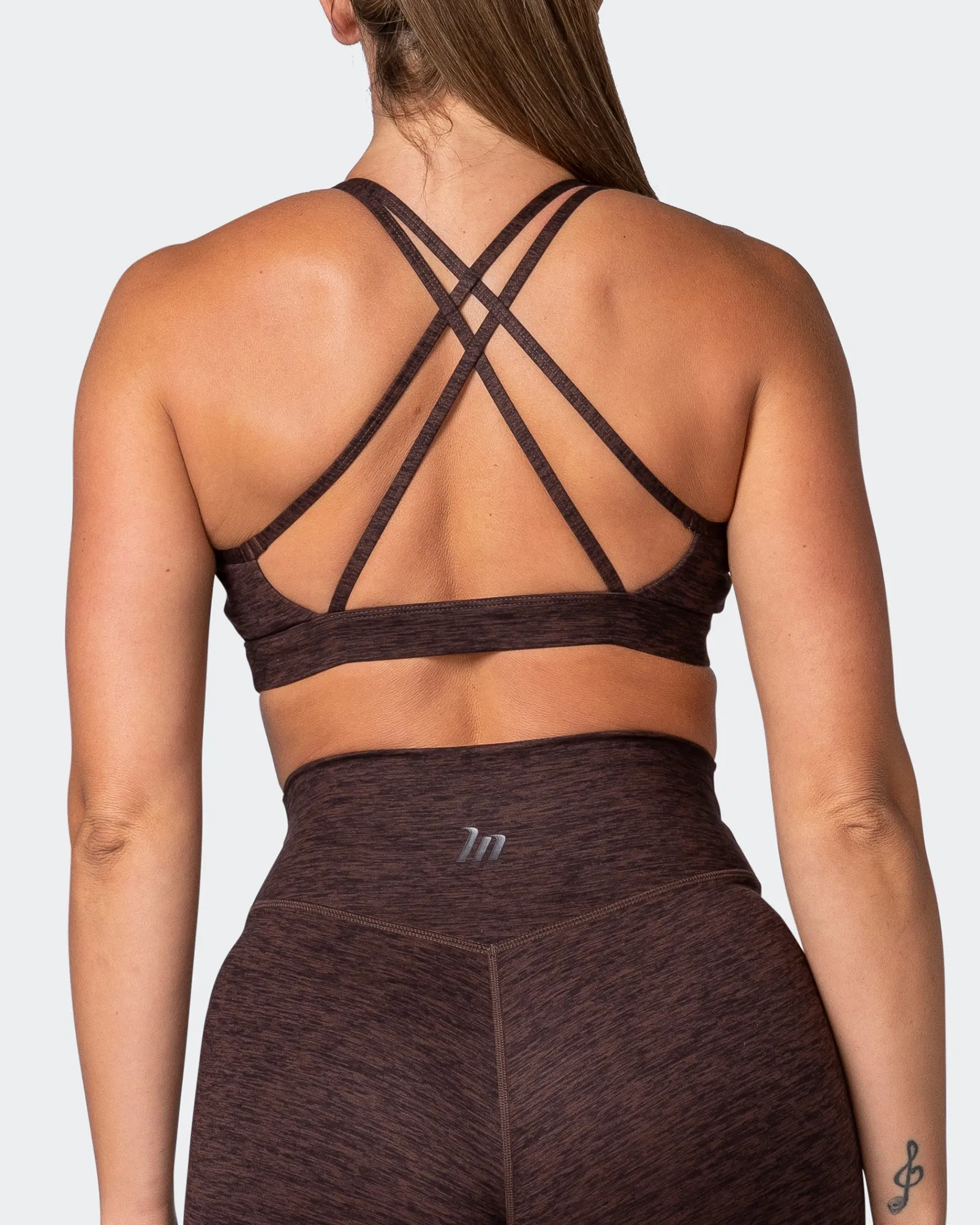 Aim High Bra - Coffee Marl