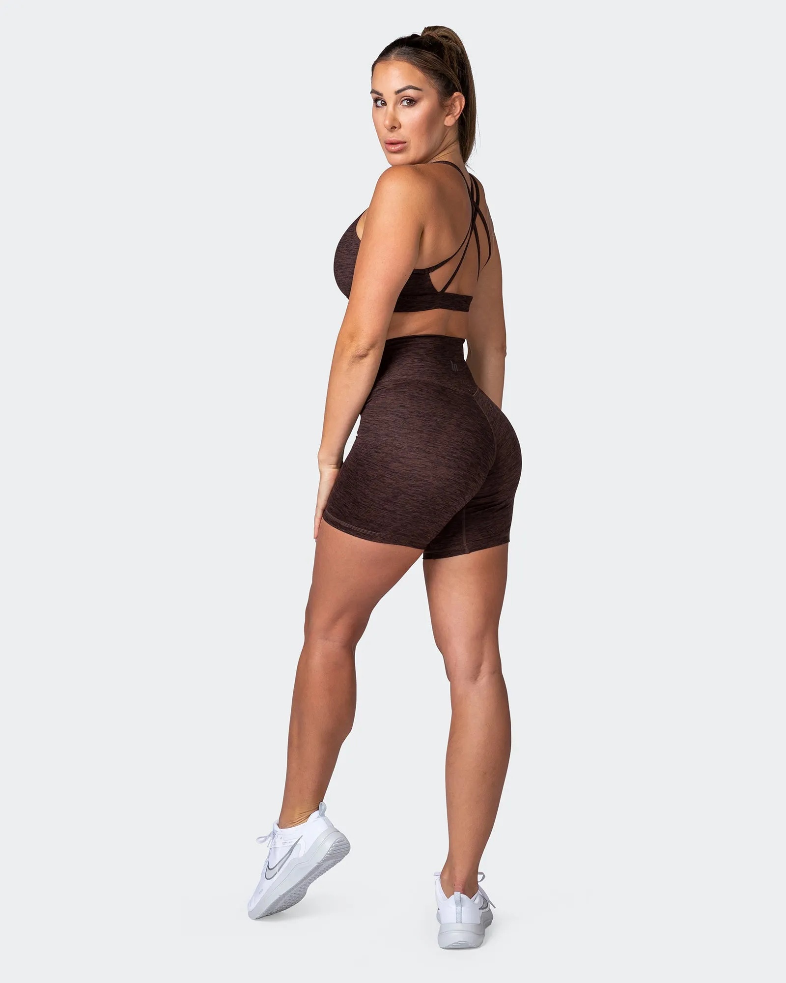 Aim High Bra - Coffee Marl