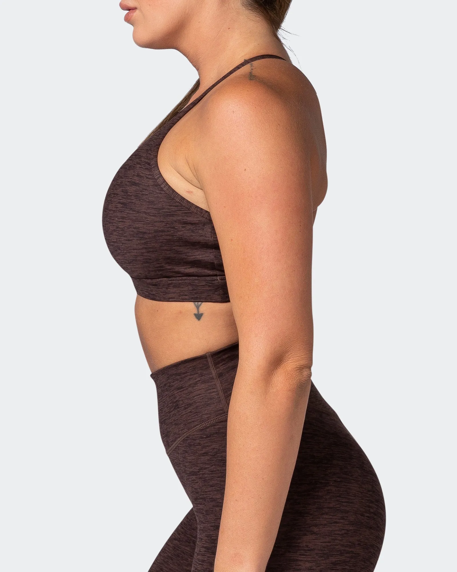 Aim High Bra - Coffee Marl