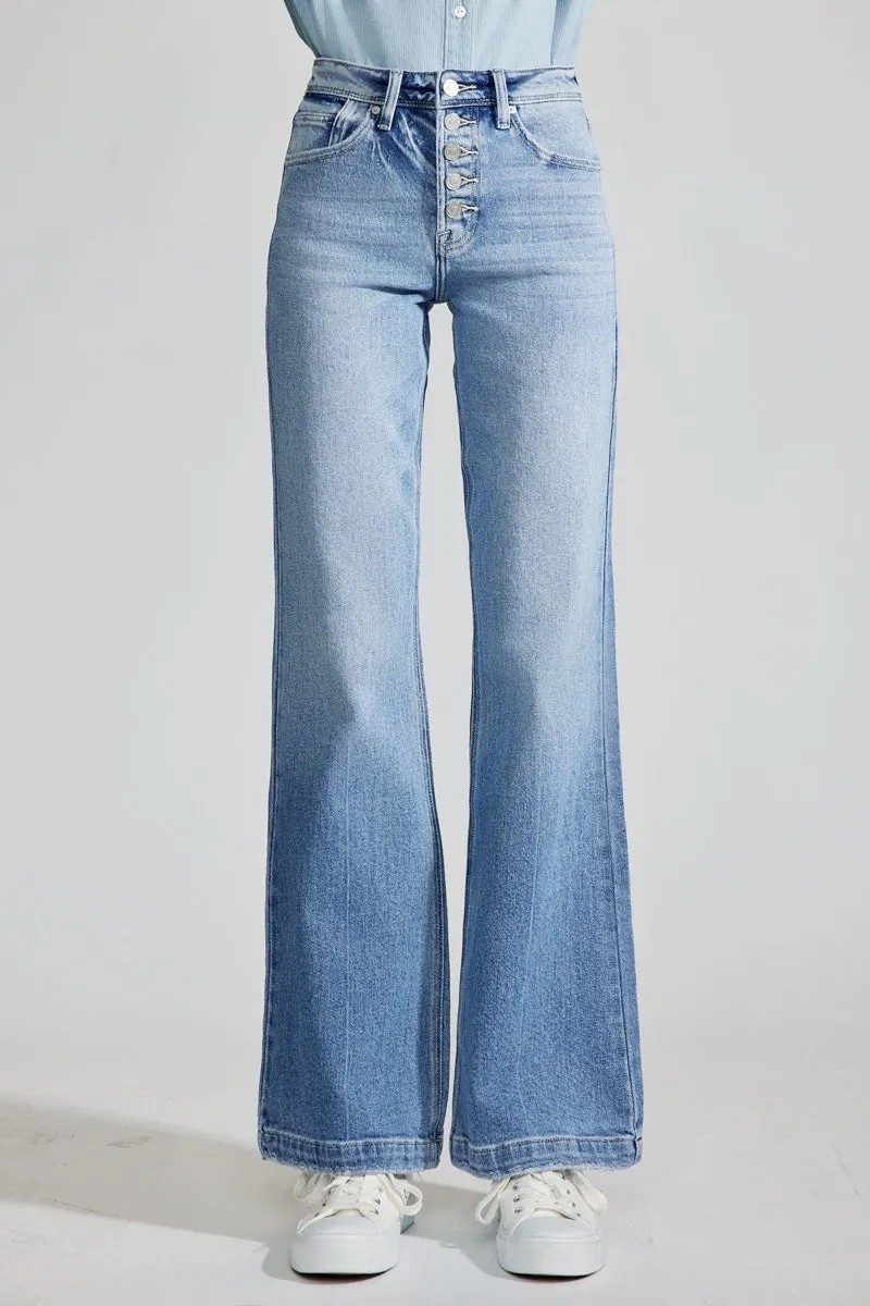Aisha Premier High Rise Holly Flare Jeans