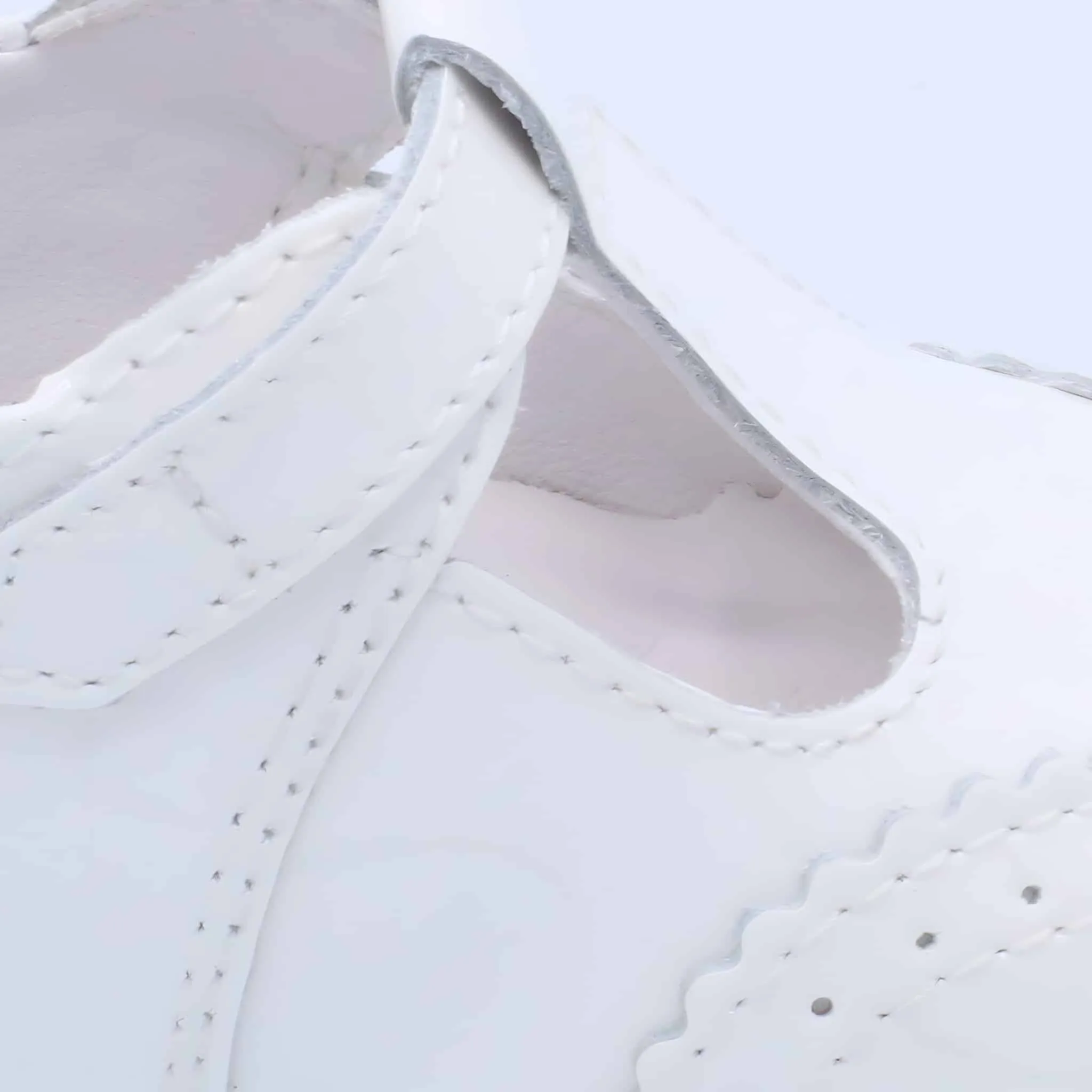 'Alex' Boys White Leather Pre-Walker Shoes