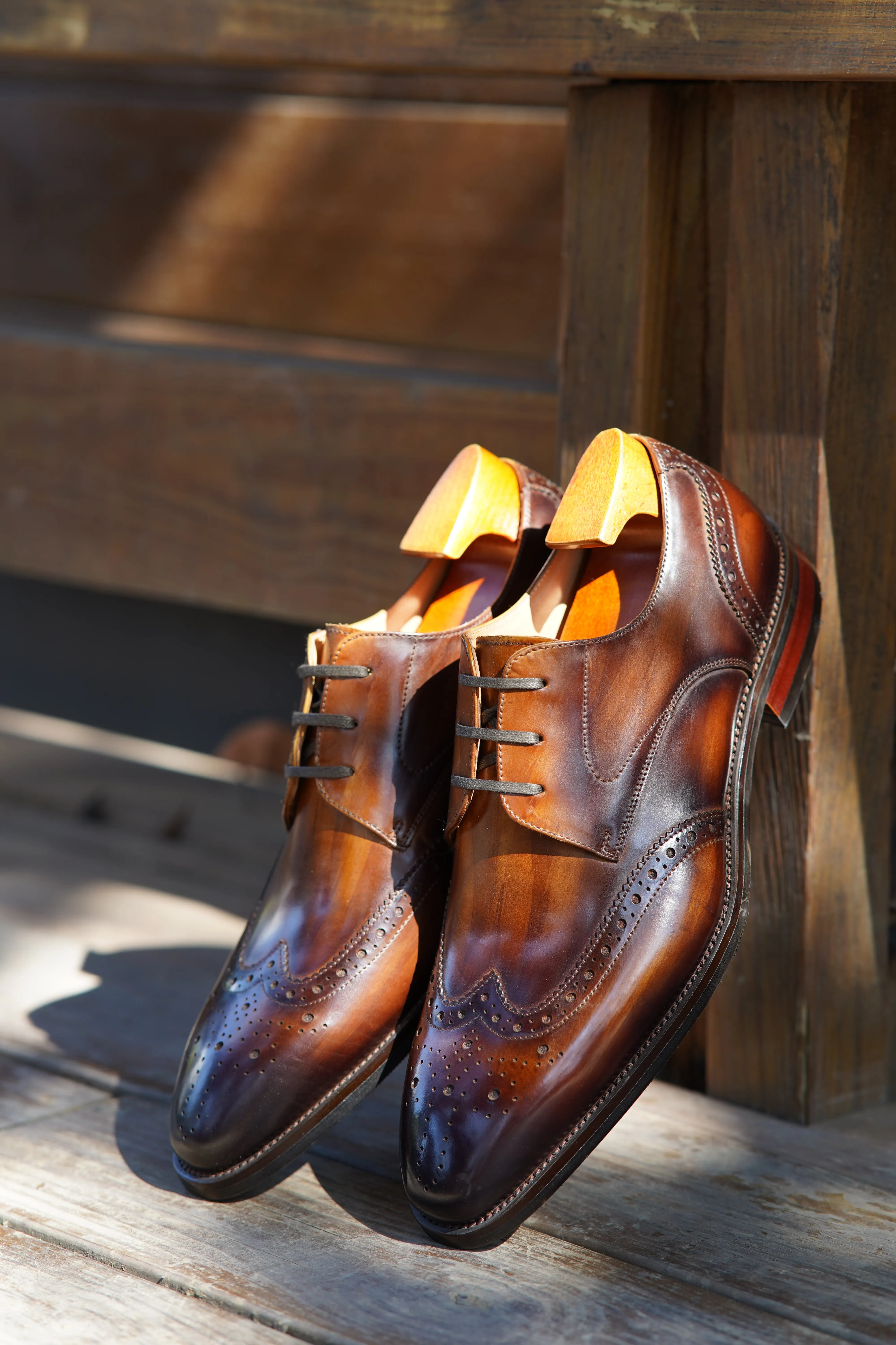 Artisan Brown Brogue Dress Shoes