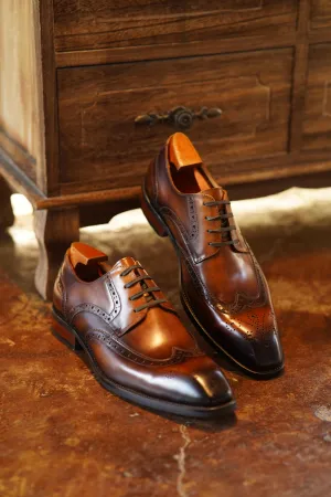 Artisan Brown Brogue Dress Shoes