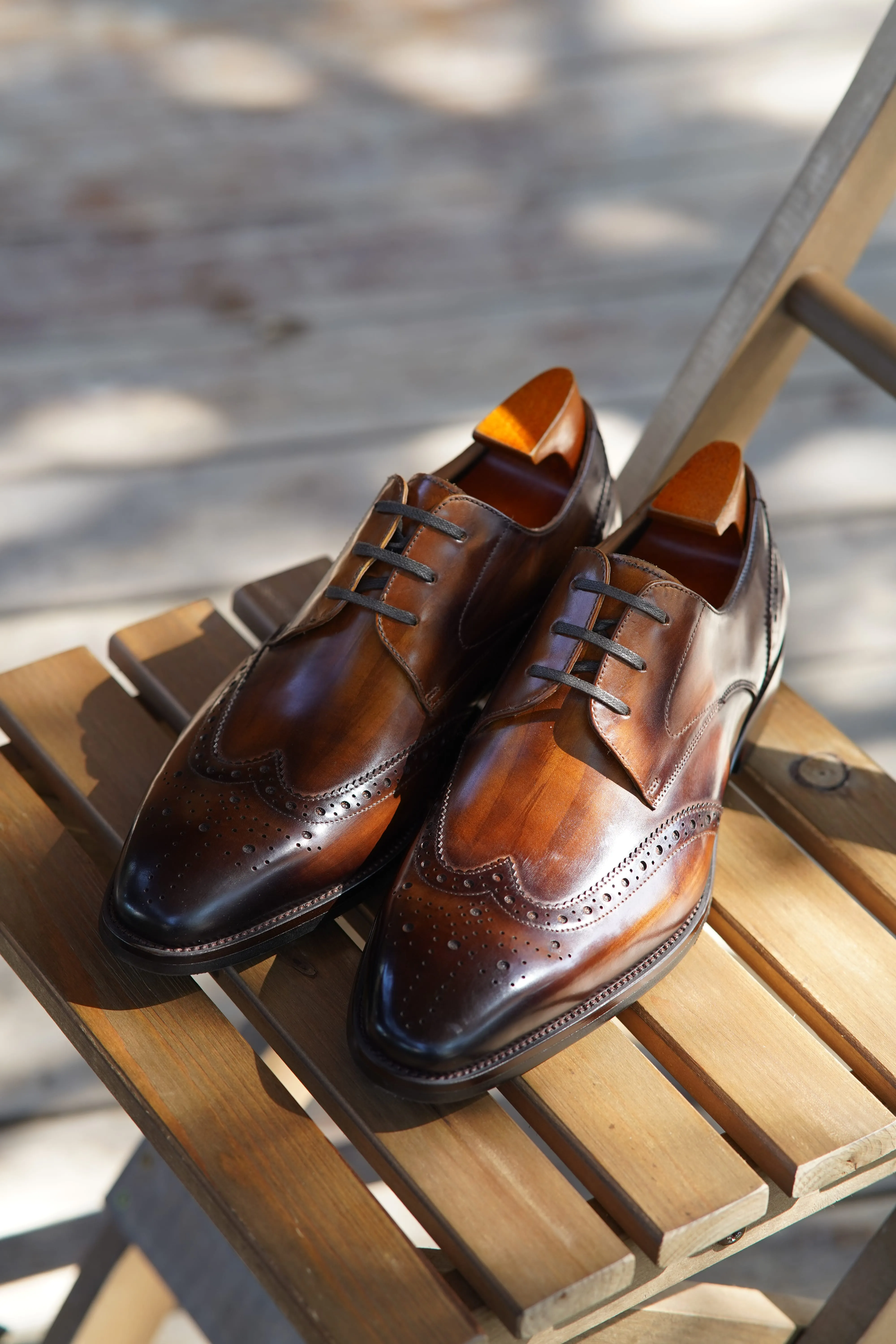 Artisan Brown Brogue Dress Shoes