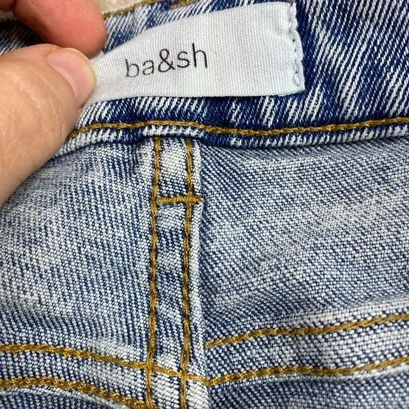 BA&amp;SH Nila Bleuclair High Rise Skinny Lady Jeans