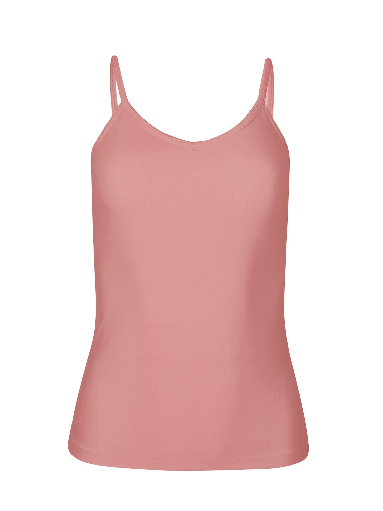 Bamboo Body Singlet 2.0 - Pink Clay