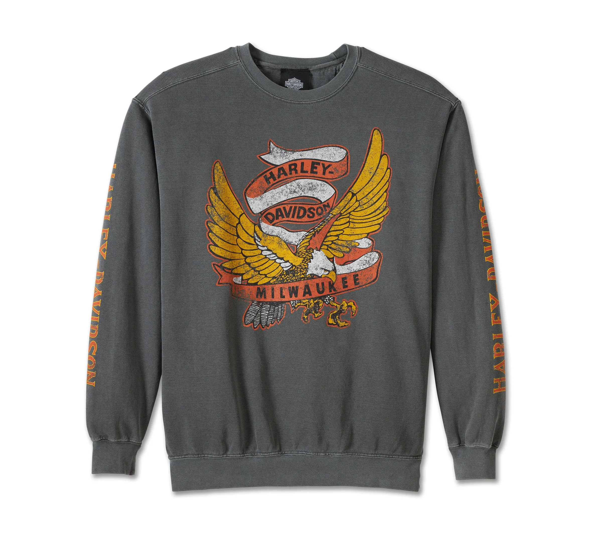 Banner Eagle Midweight Crewneck - Grey