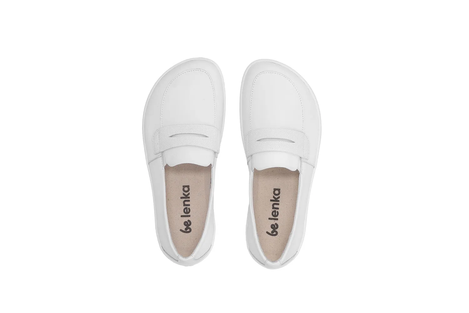 Barefoot Moccasins Be Lenka Buena - All White (UNISEX)