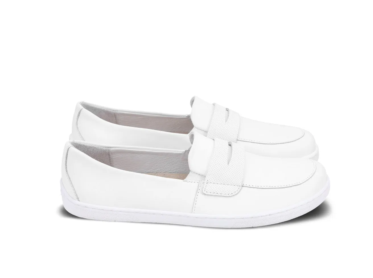 Barefoot Moccasins Be Lenka Buena - All White (UNISEX)