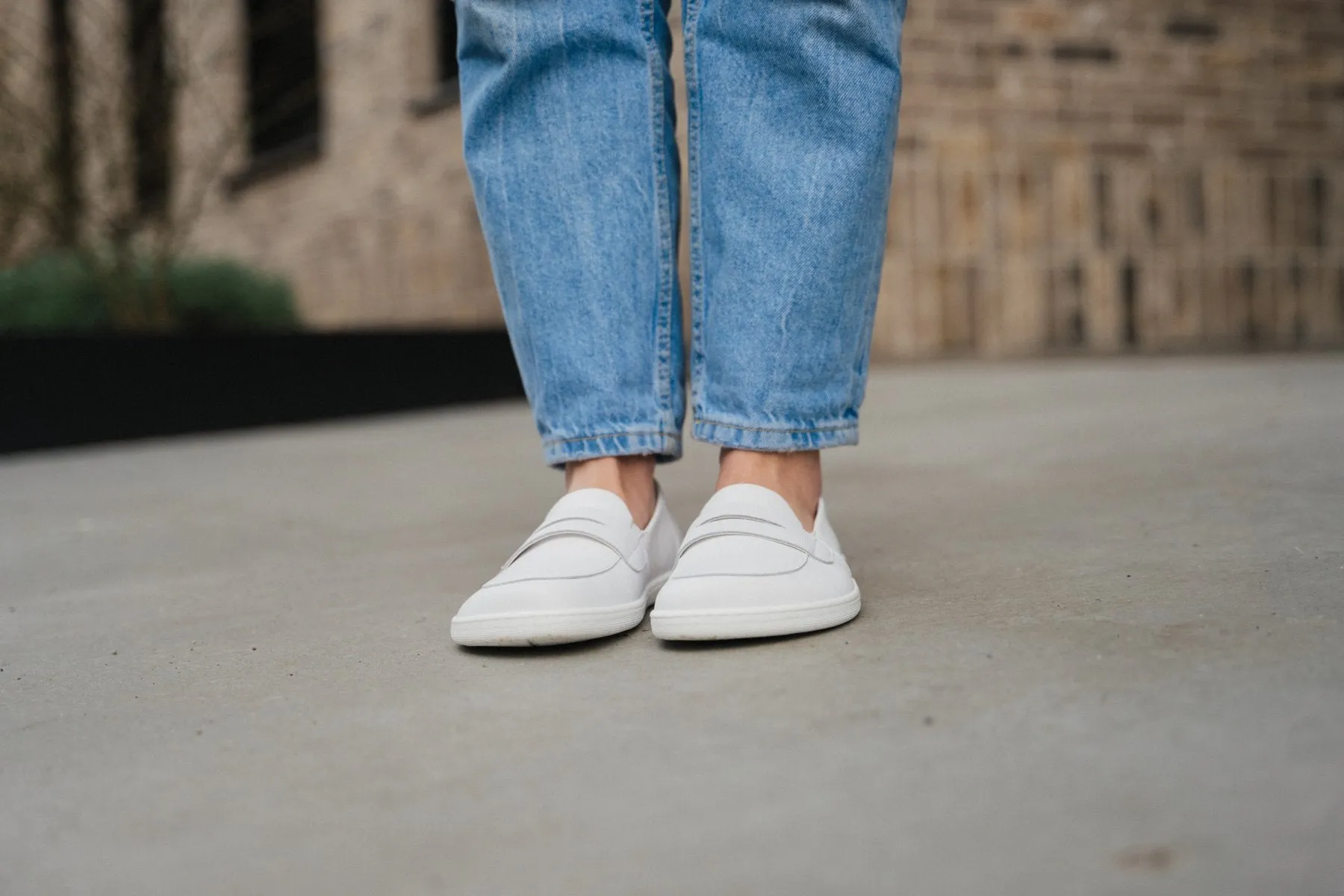 Barefoot Moccasins Be Lenka Buena - All White (UNISEX)