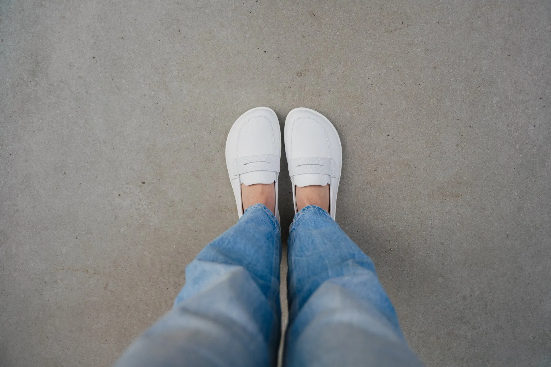 Barefoot Moccasins Be Lenka Buena - All White (UNISEX)