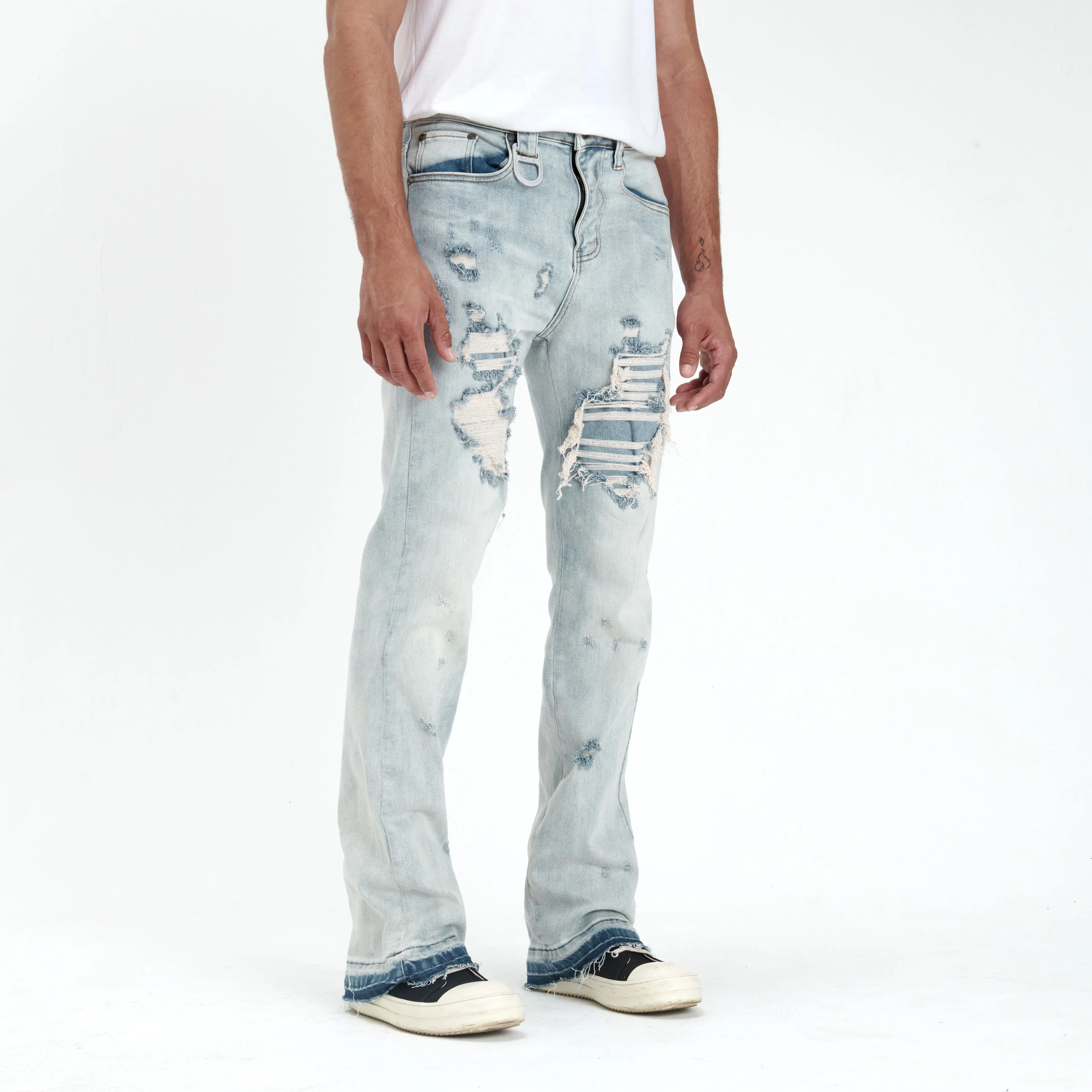 BERKO STACK DENIM (FADED BLUE STONE)