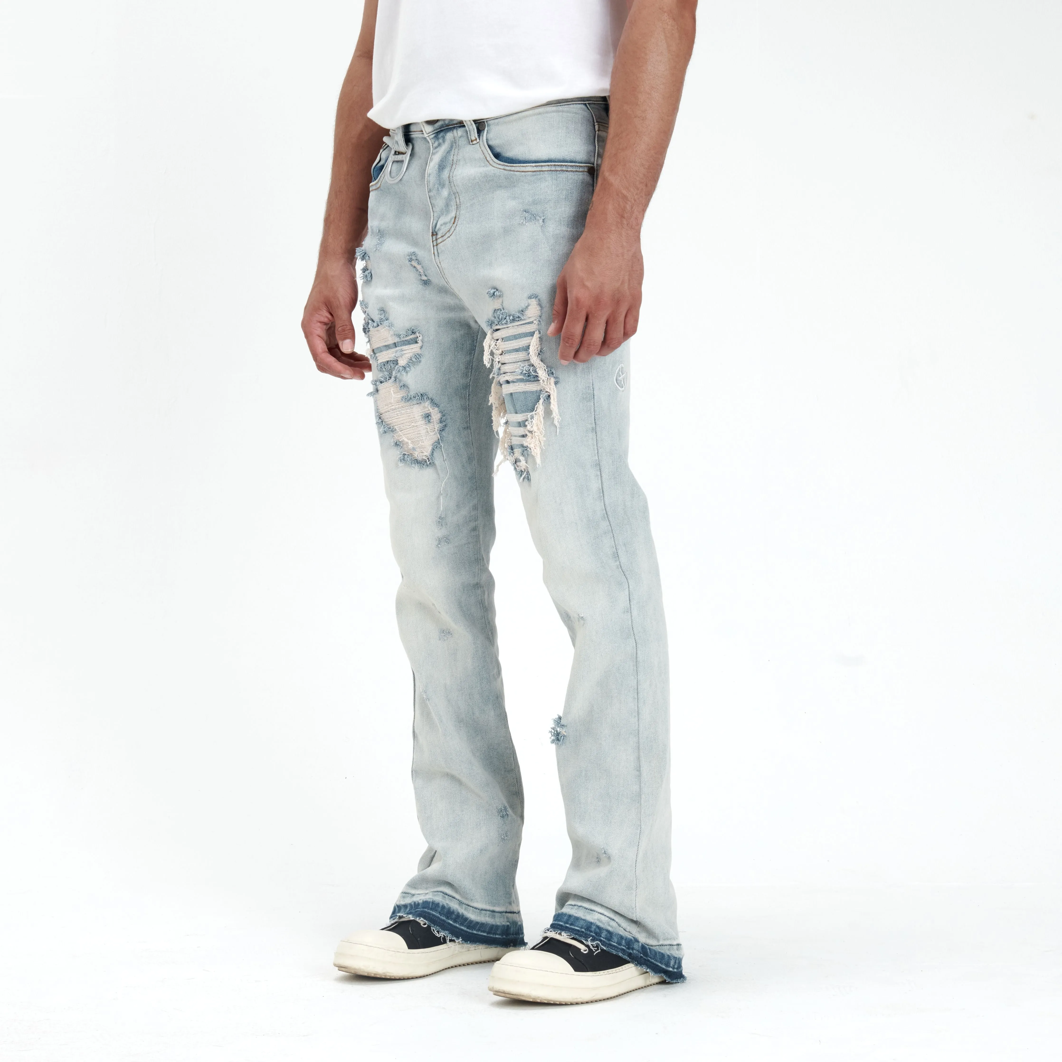 BERKO STACK DENIM (FADED BLUE STONE)