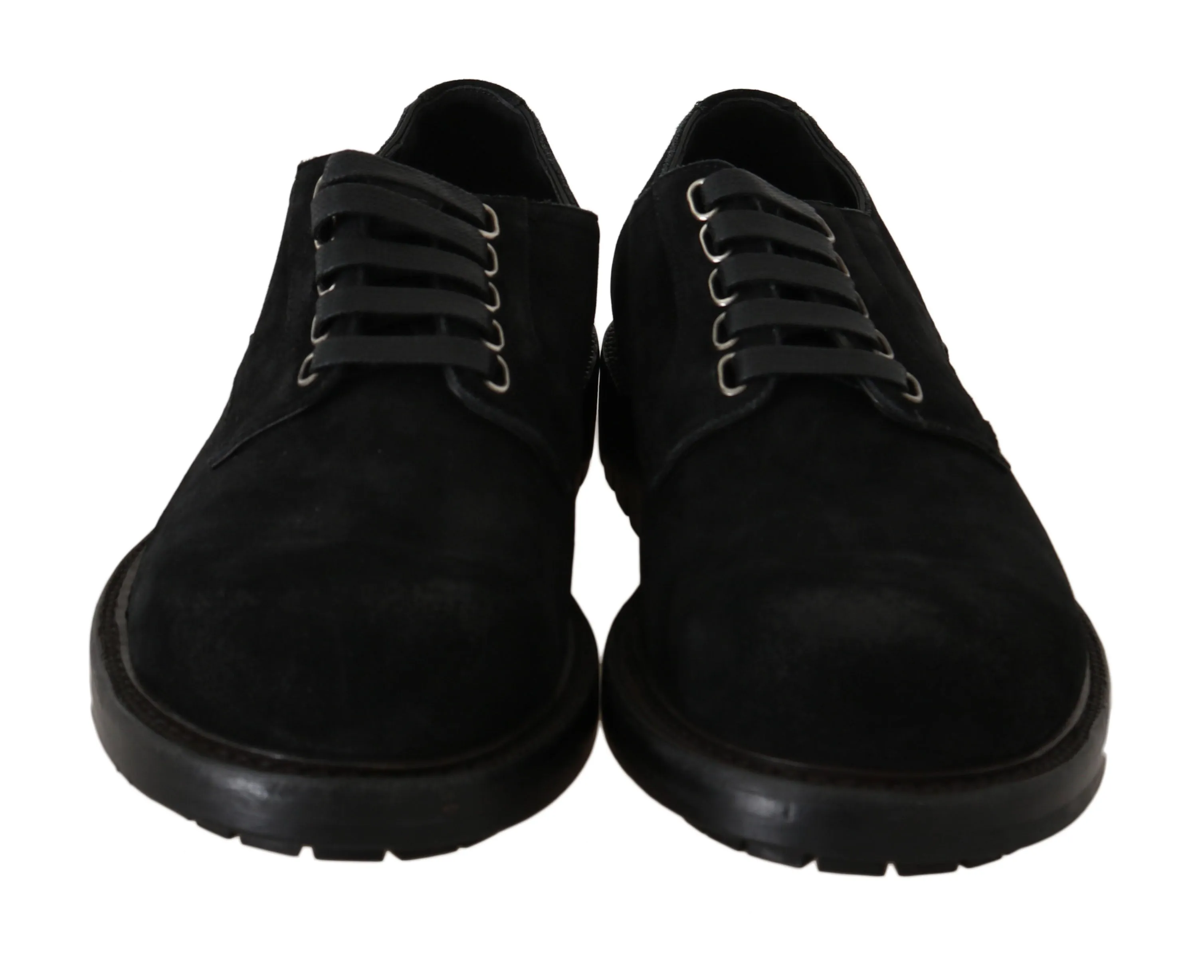 Black Leather Derby Formal Shoes