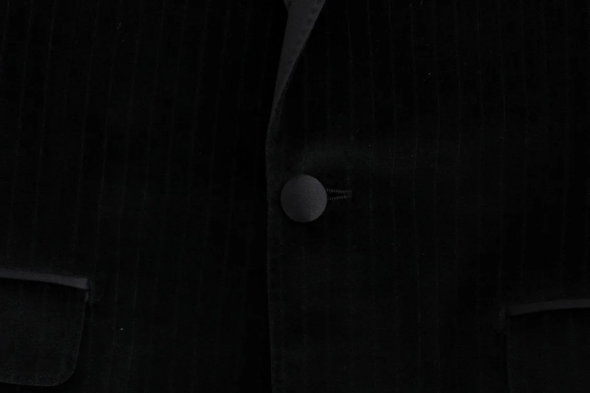 Black striped slim MARTINI blazer