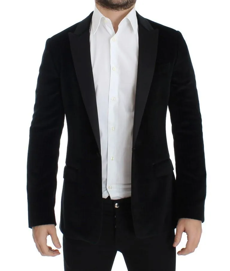 Black striped slim MARTINI blazer