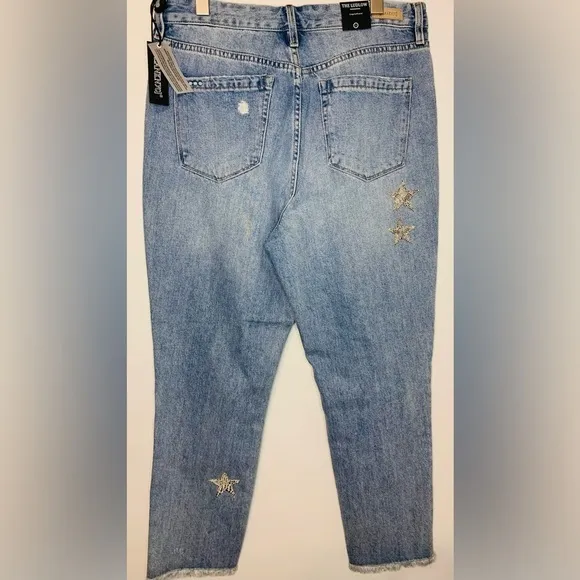 Blank NYC Ludlow Star Child Cropped High Rise Boyfriend Jeans Women’s NW…
