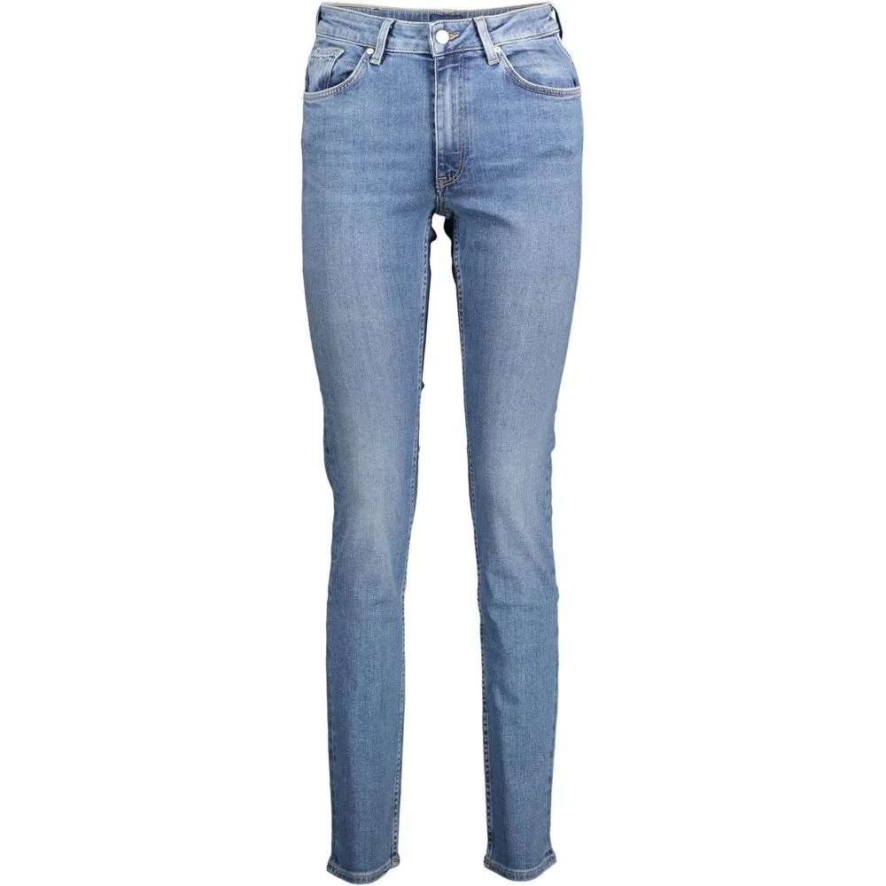 Blue Cotton Jeans & Pant