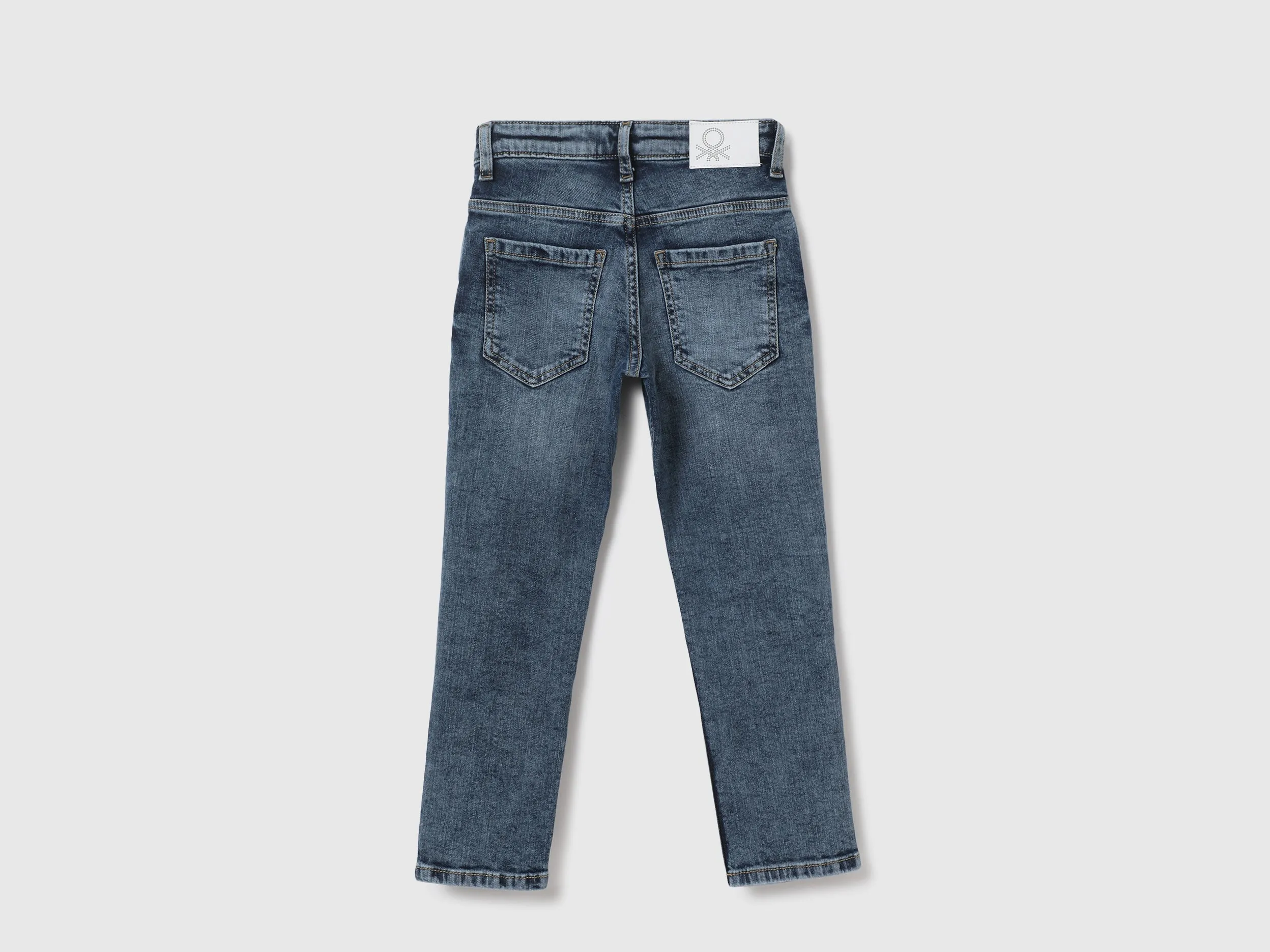 Boys Solid Straight Fit Jeans