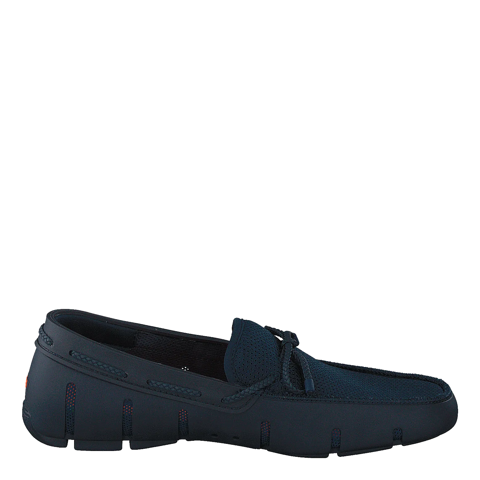 Braided Lace Loafer Navy