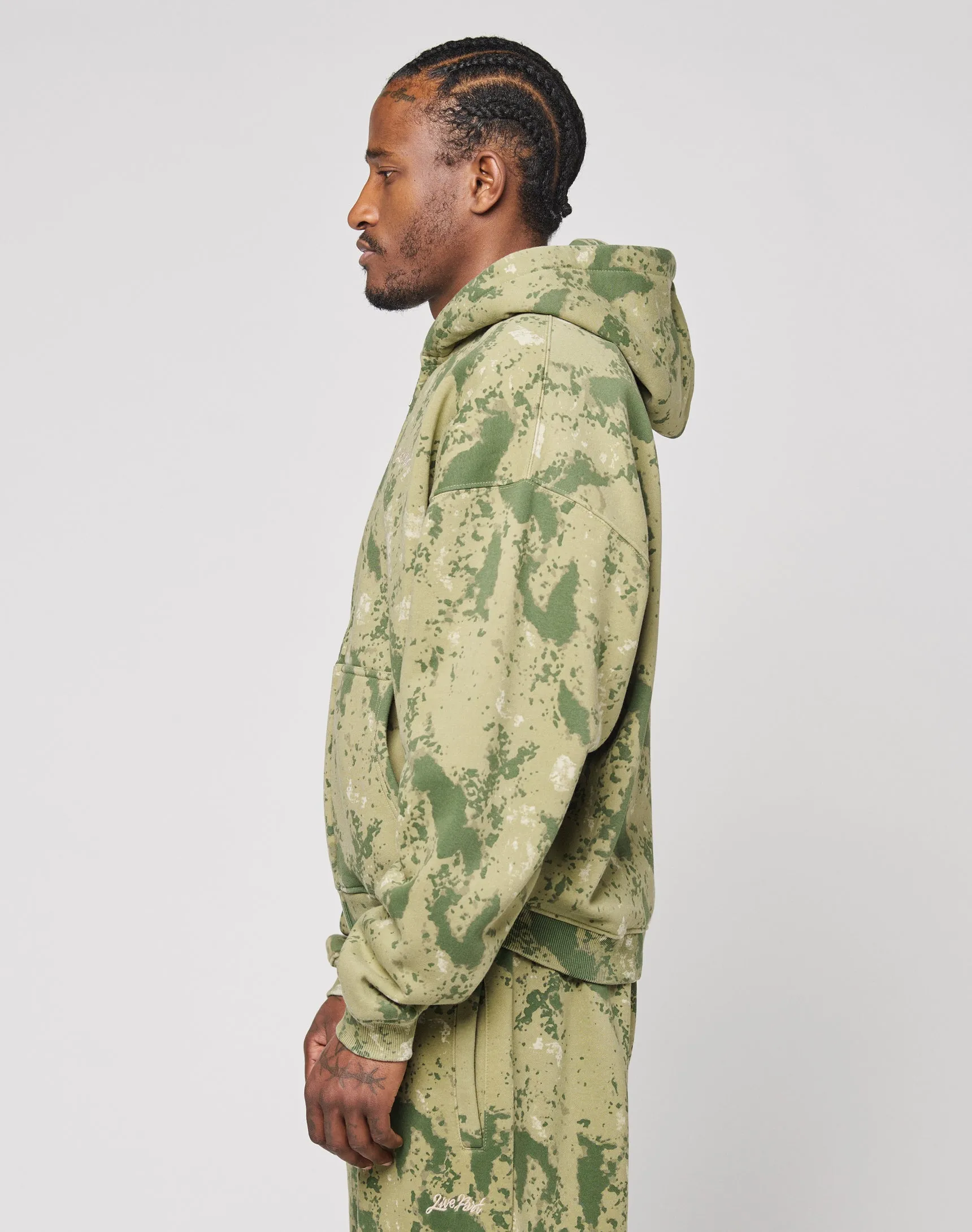 Camo Hooded Zip