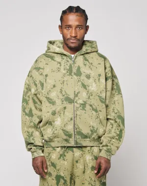 Camo Hooded Zip