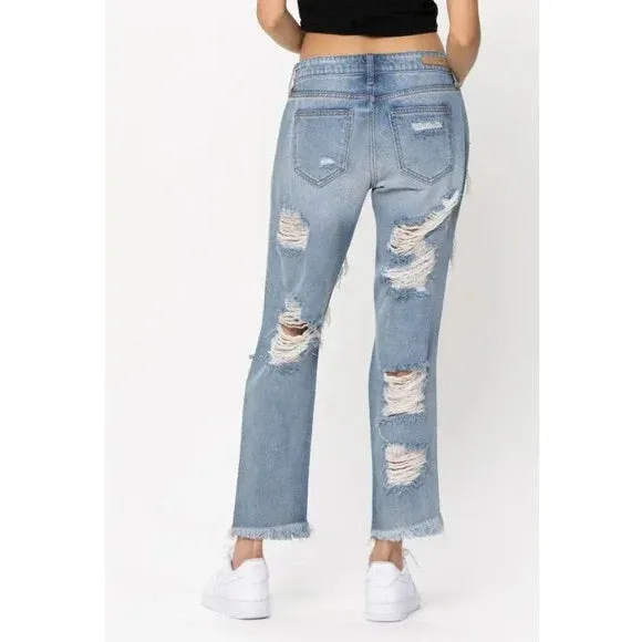 Cello slim boyfriend jeans