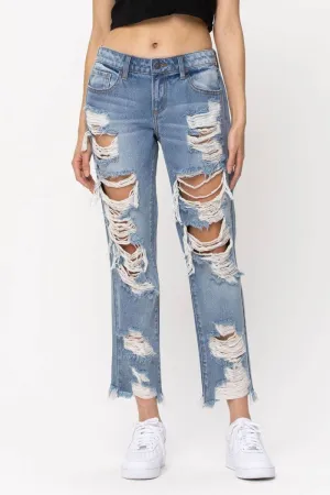 Cello slim boyfriend jeans