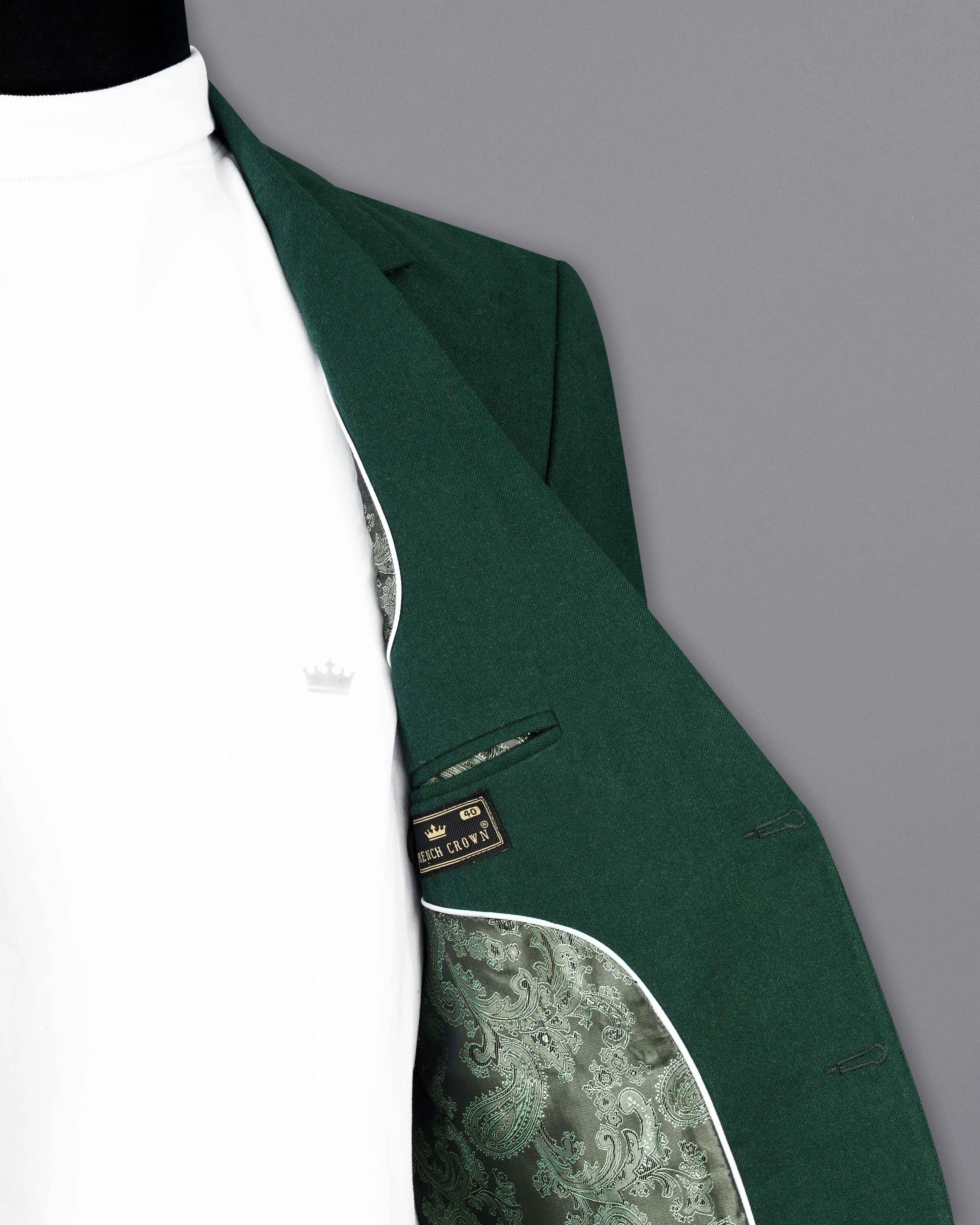 Celtic Green Single Breasted Blazer