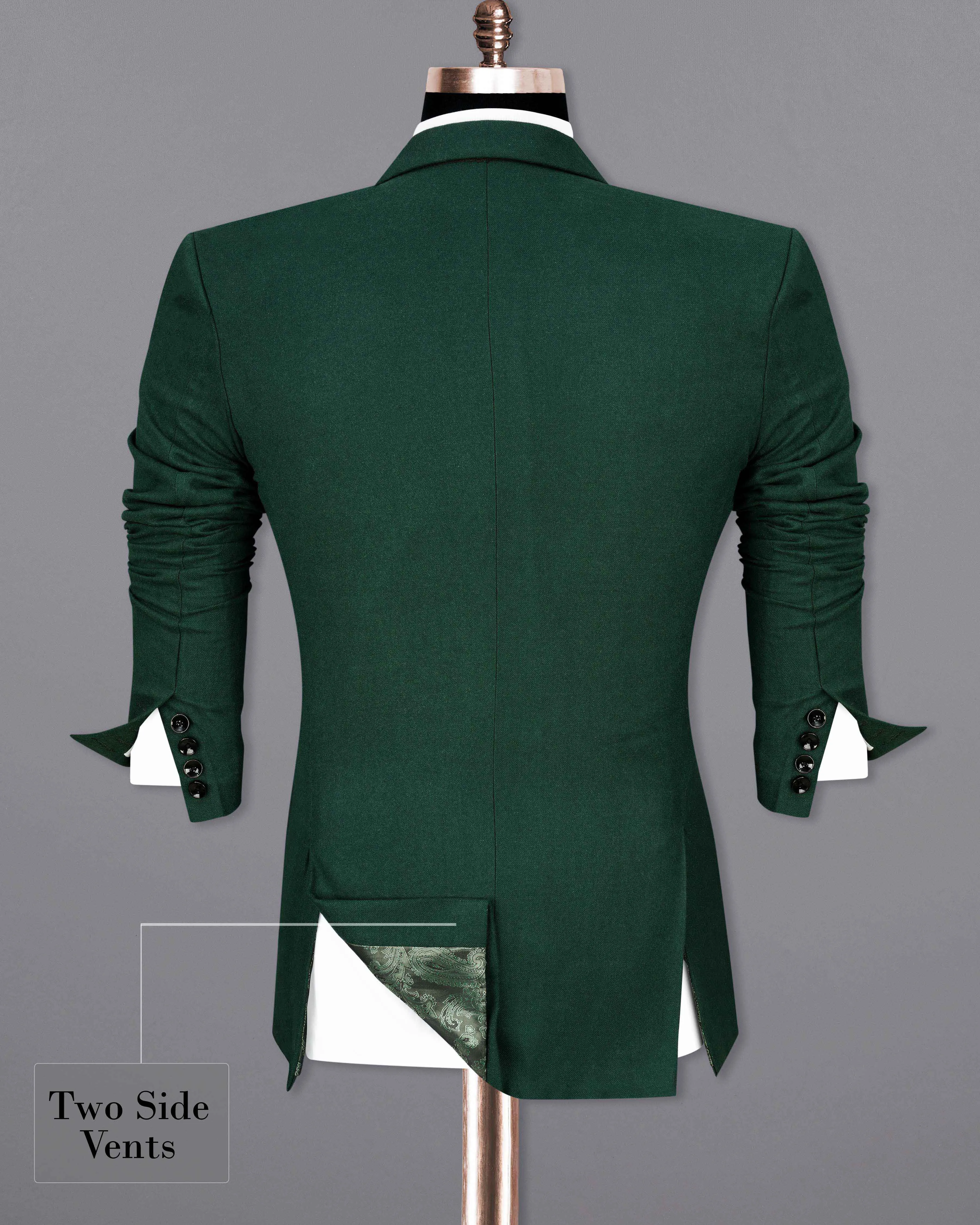 Celtic Green Single Breasted Blazer