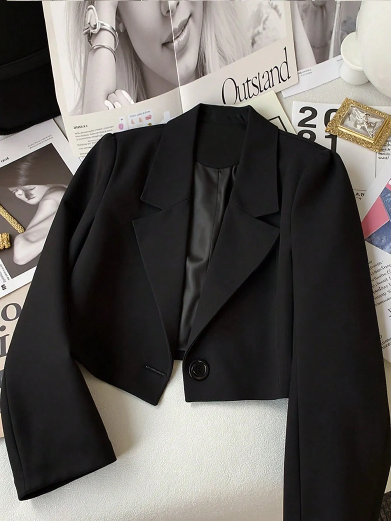 Chaqueta de trabajo de manga larga para mujer