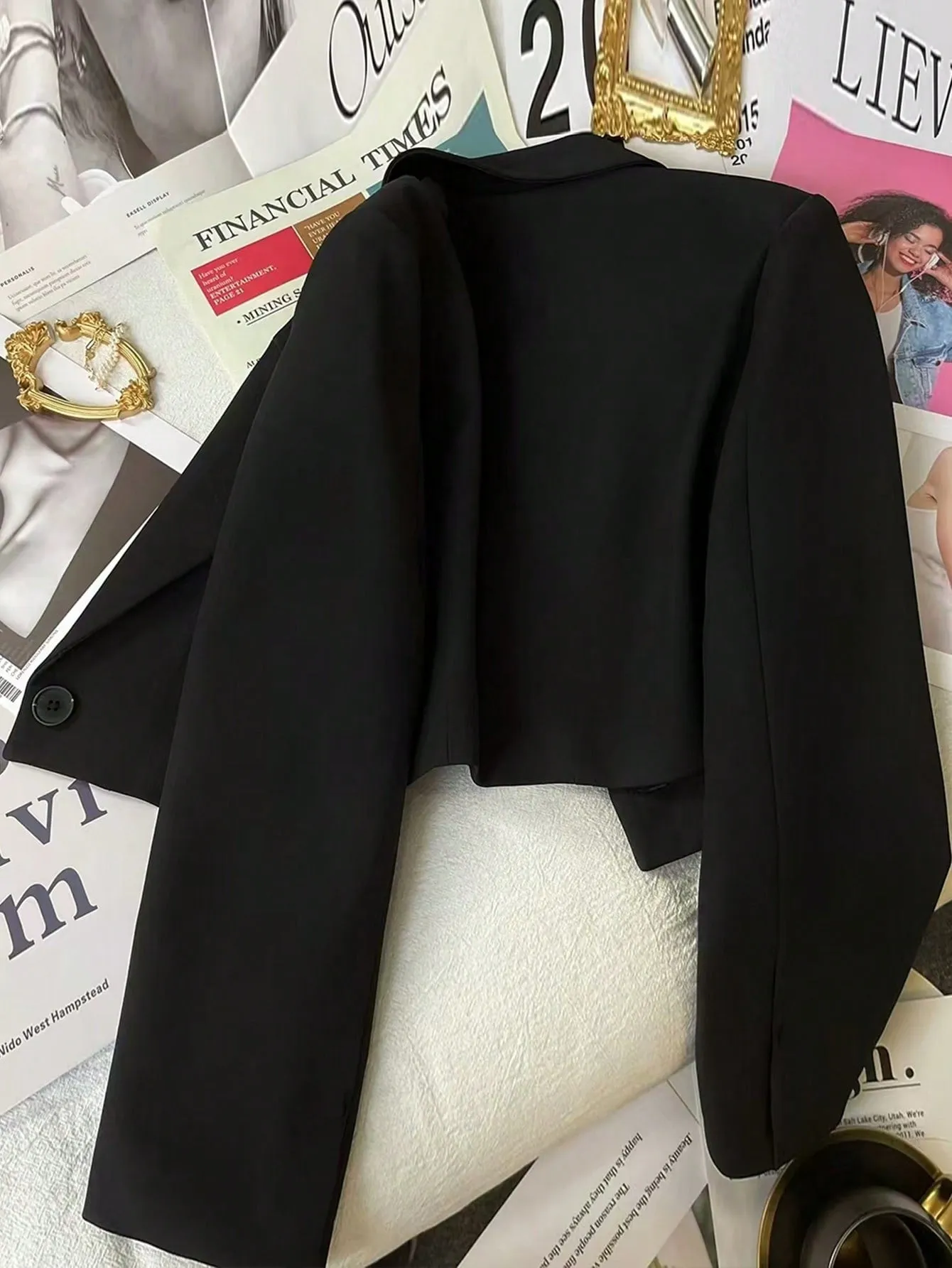 Chaqueta de trabajo de manga larga para mujer