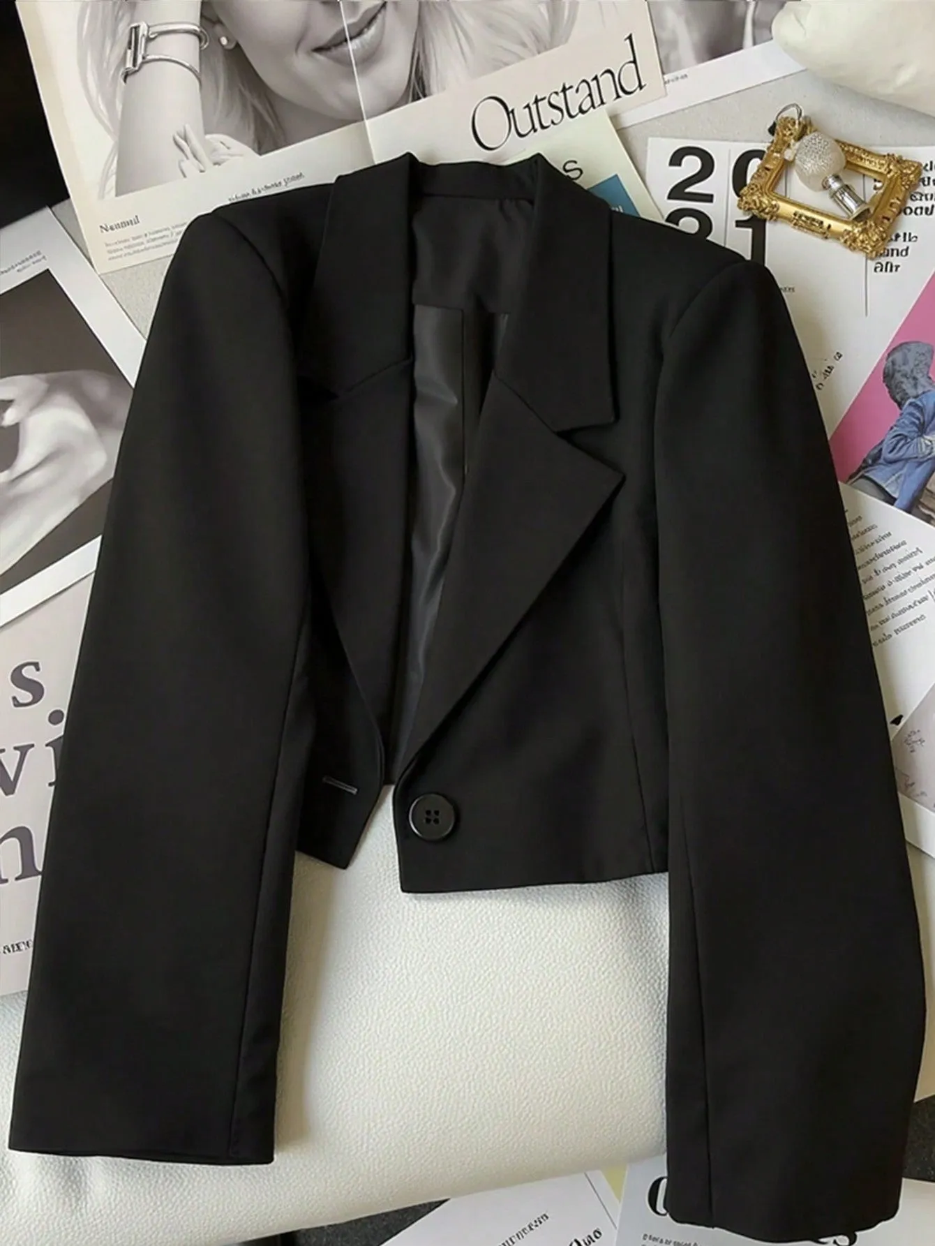 Chaqueta de trabajo de manga larga para mujer
