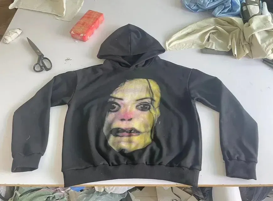 Clown Graphic Oversized Hoodie