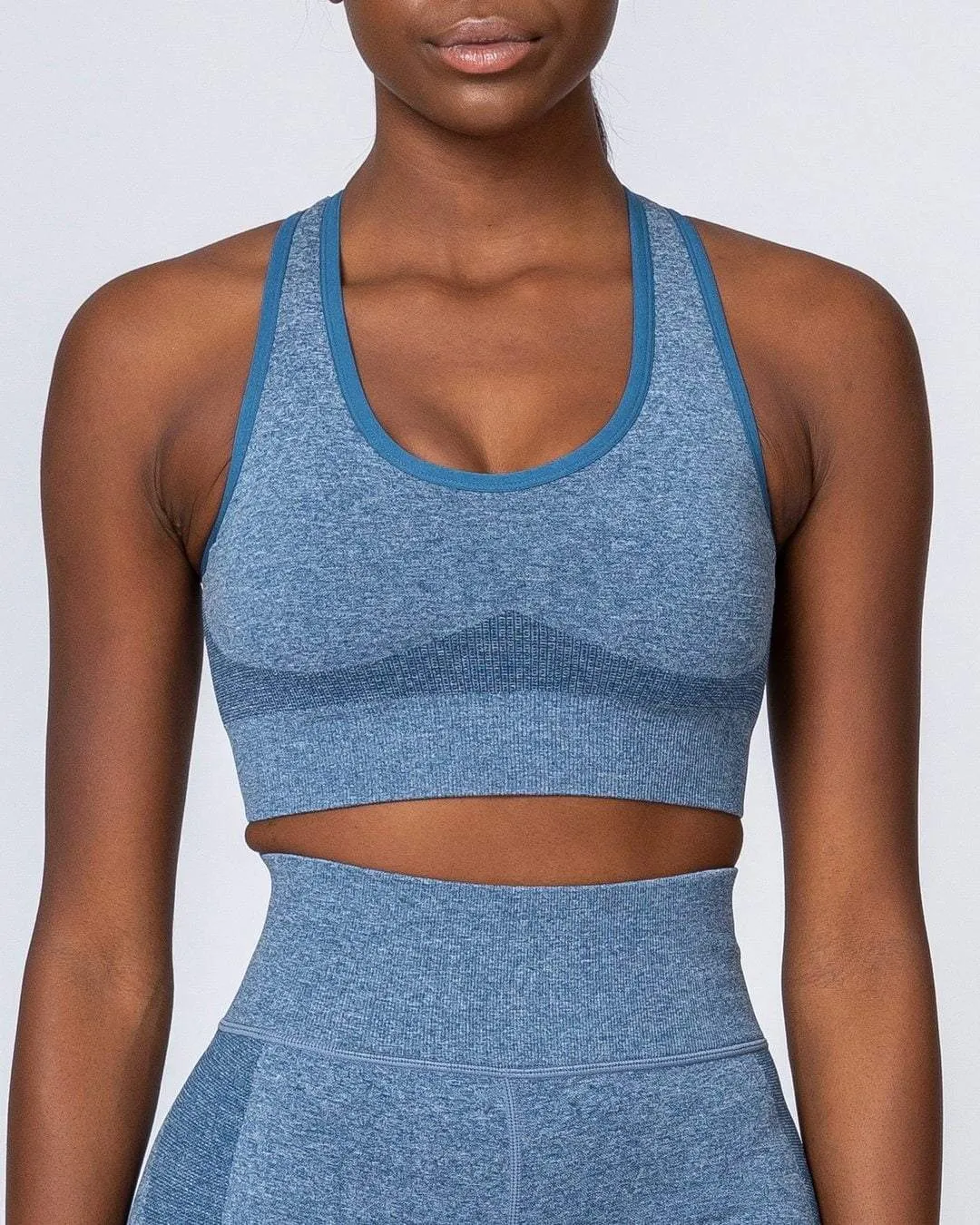 Comfort Seamless Bra - Navy Marl