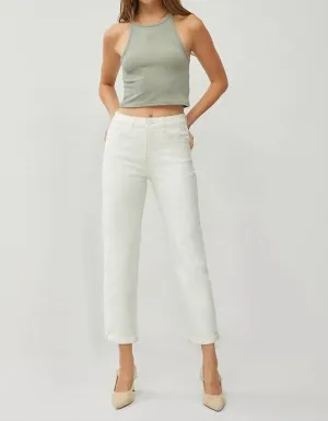 Corin High Rise Boyfriend Jeans In Cream