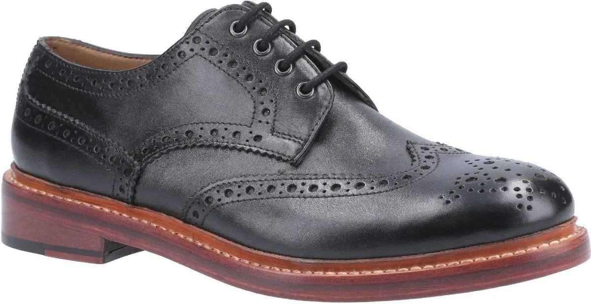 Cotswold Quenington Mens Leather Brogue Shoes