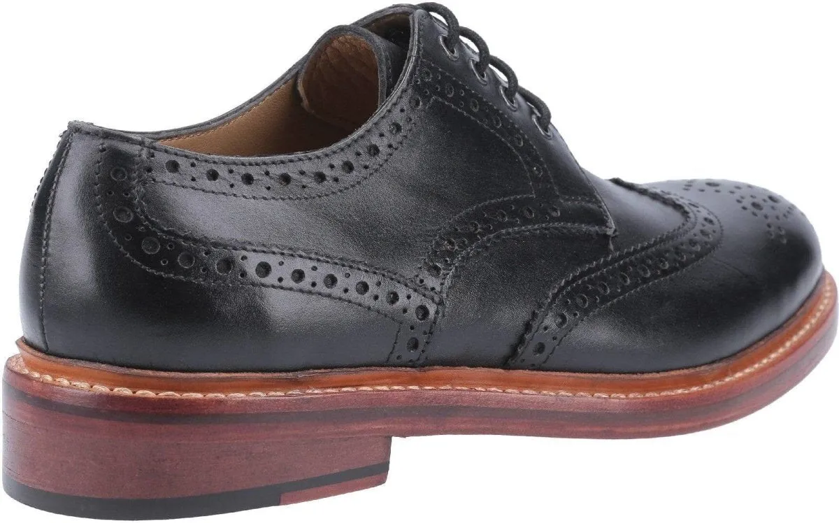 Cotswold Quenington Mens Leather Brogue Shoes