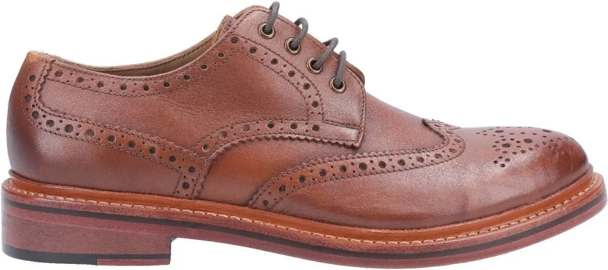 Cotswold Quenington Mens Leather Brogue Shoes