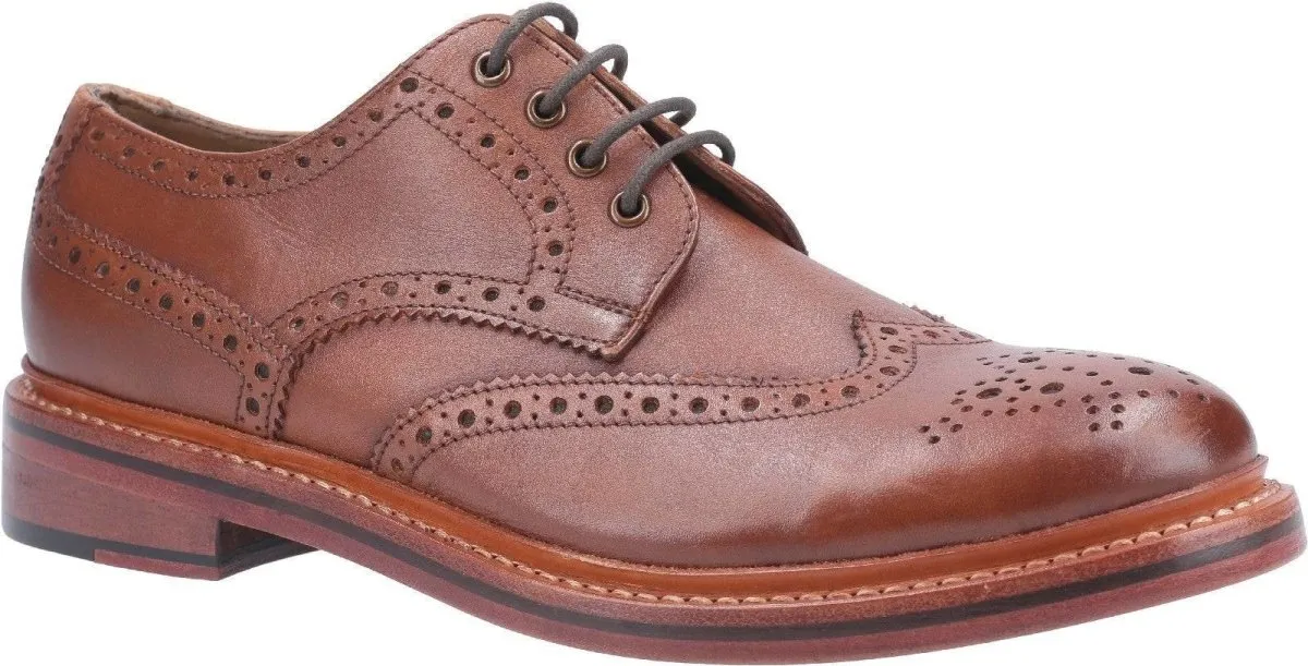 Cotswold Quenington Mens Leather Brogue Shoes