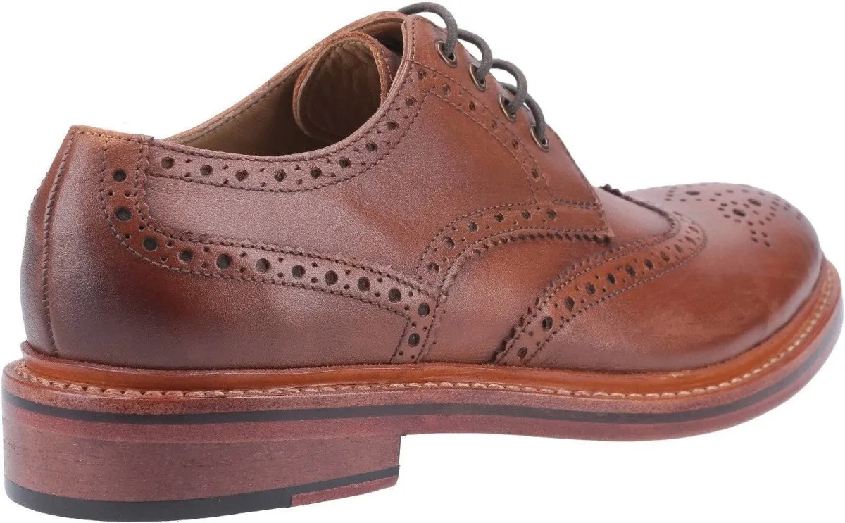 Cotswold Quenington Mens Leather Brogue Shoes