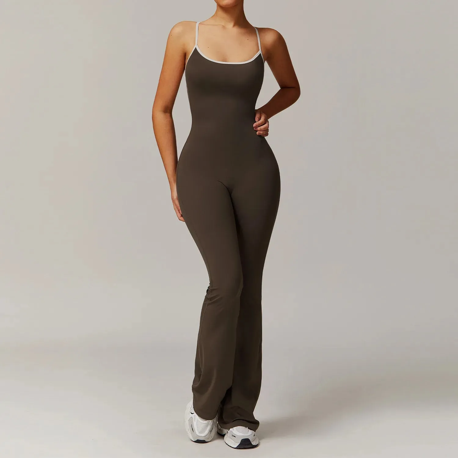 Cross Back Yoga Jumpsuit