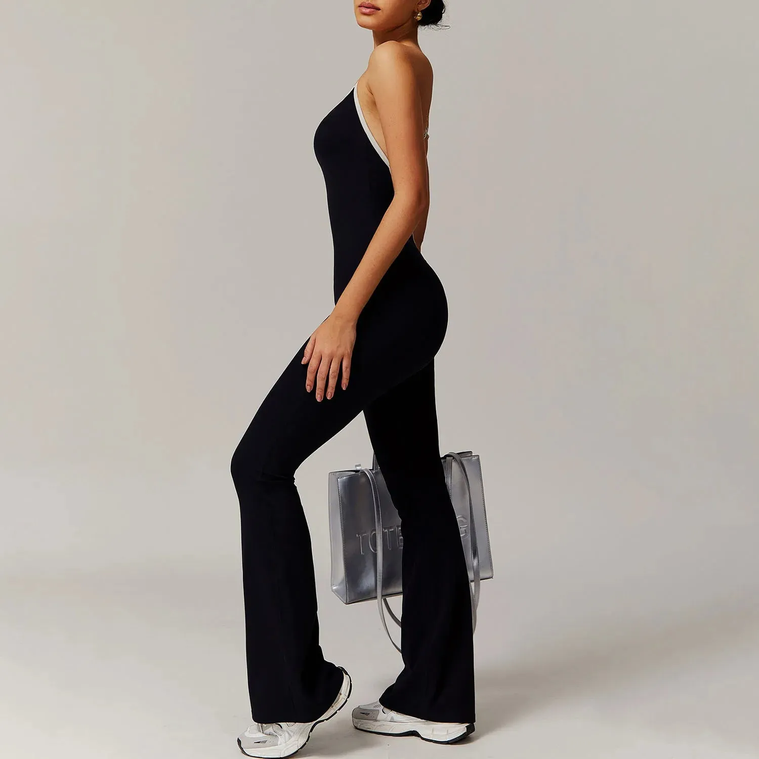 Cross Back Yoga Jumpsuit