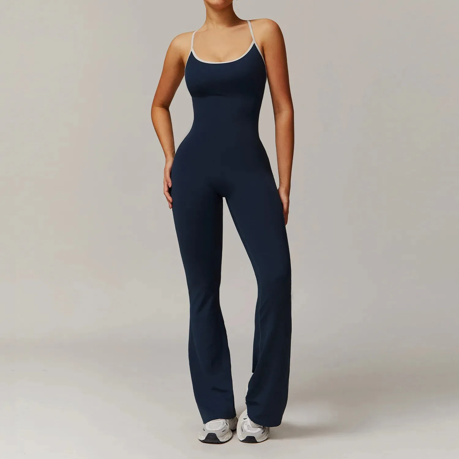 Cross Back Yoga Jumpsuit